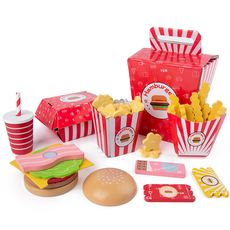Kids Outdoor Kitchen - Baby toy Kitchen toys Burger Set