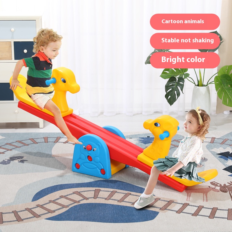 Kids Outdoor Playset - Outdoor Countyard Animal Seesaw Board Toys