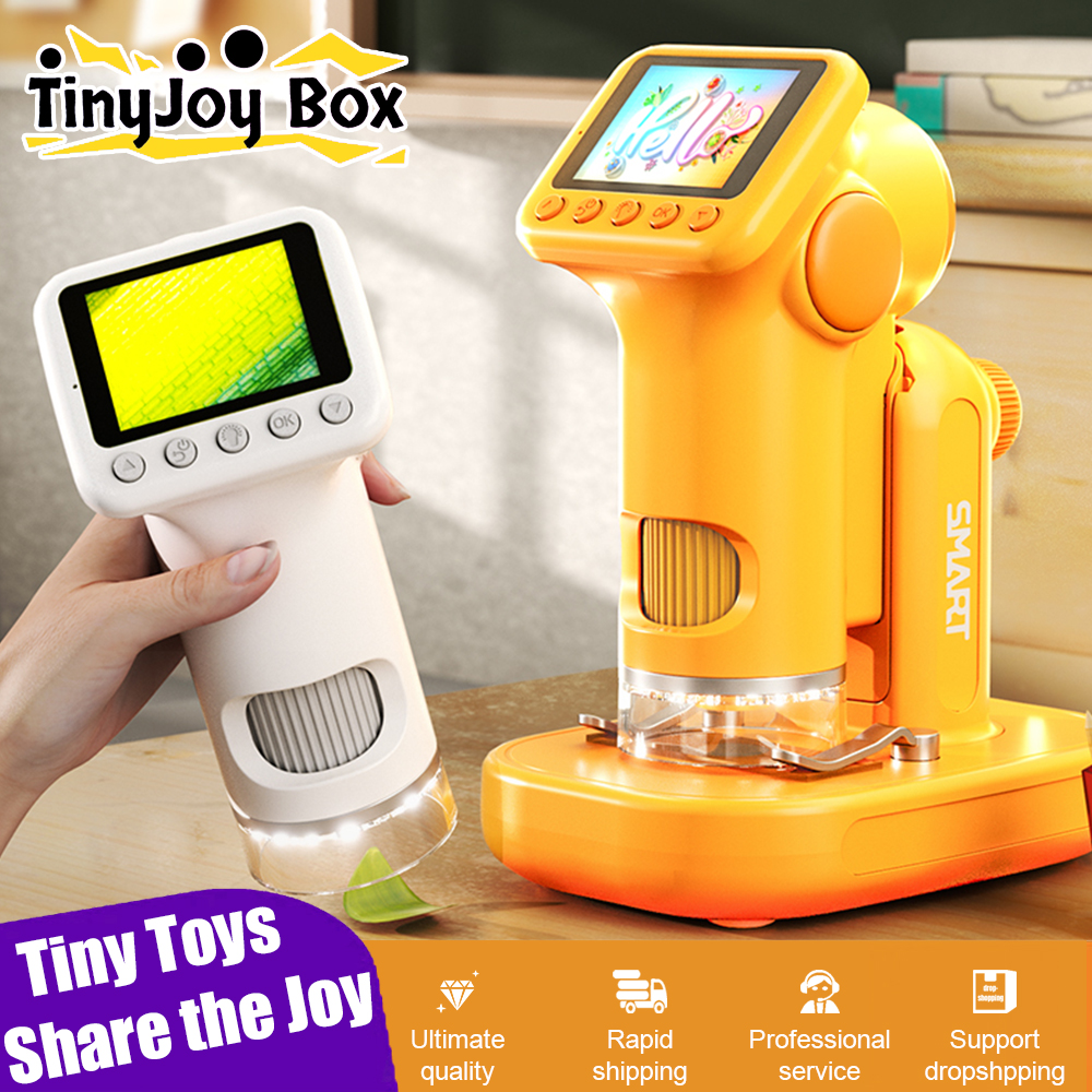 Kids Outdoor Microscope - Science Experiment Kit Durable HD 1600