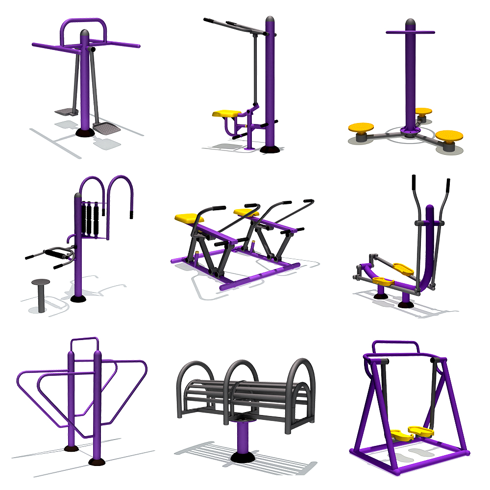 Kids Outdoor Gym Equipment - 2025 Hot Sale Dual Rider Elliptical