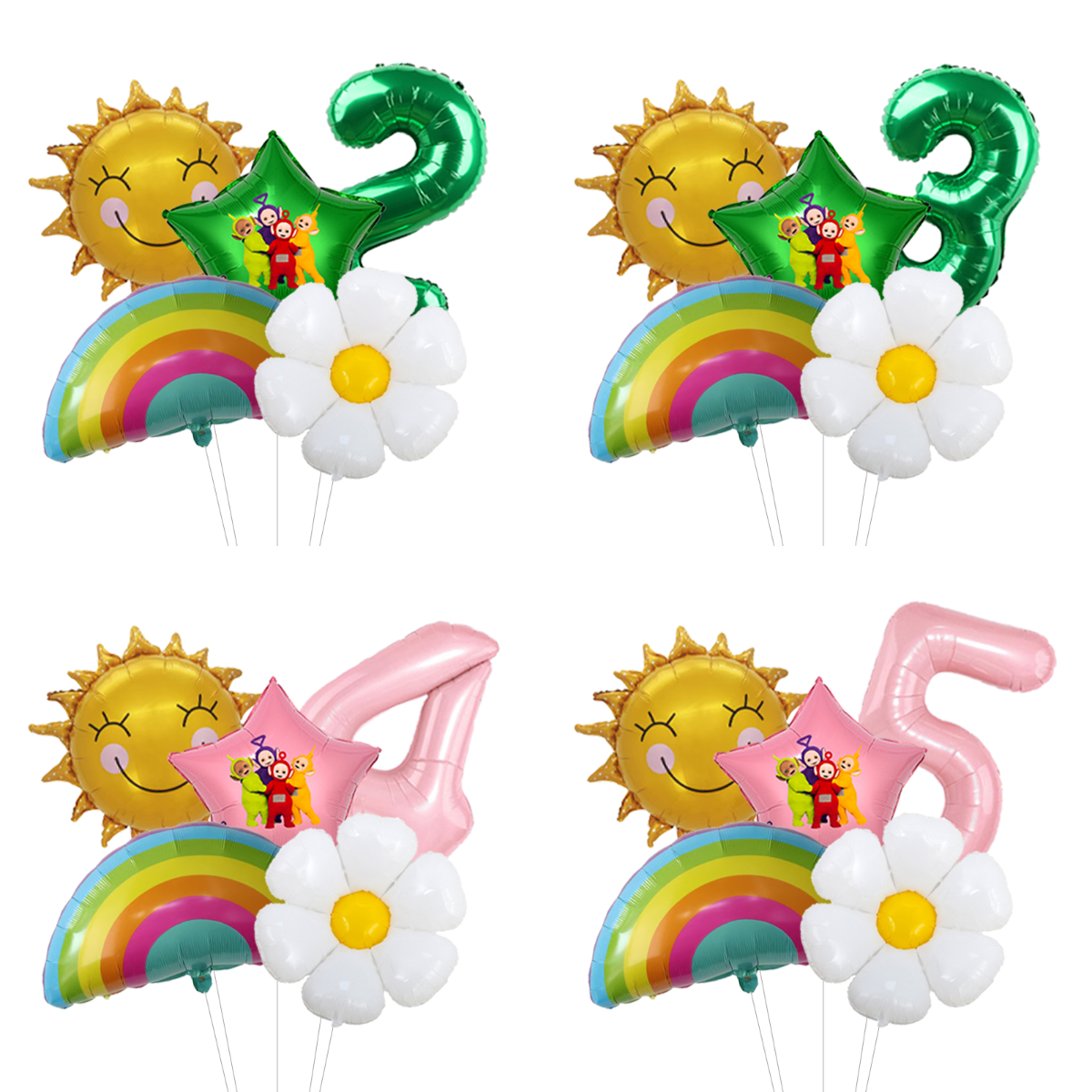 Kids Outdoor Garden - Teletubbies Outdoor Birthday Party Balloon Kit