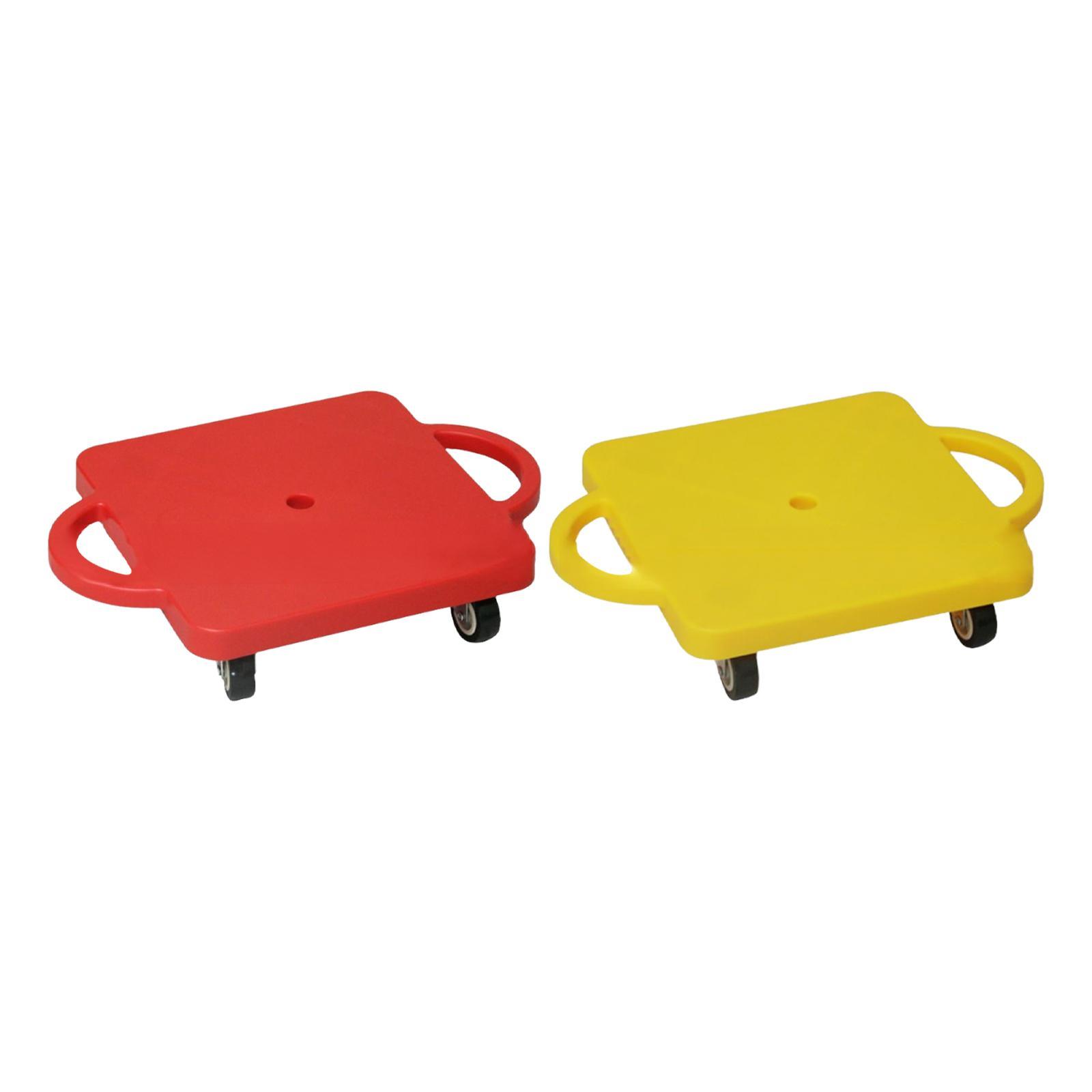 Kids Outdoor Gym Equipment - Indoor Scooter Board with Handles for