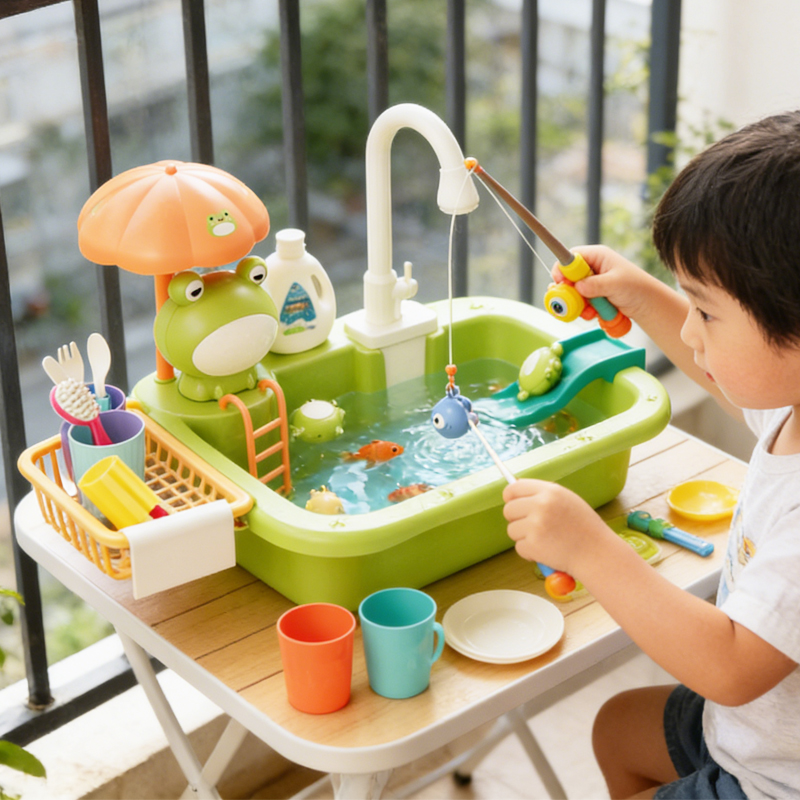 Kids Outdoor Kitchen - Kids Kitchen Sink Toys Electric Dishwasher