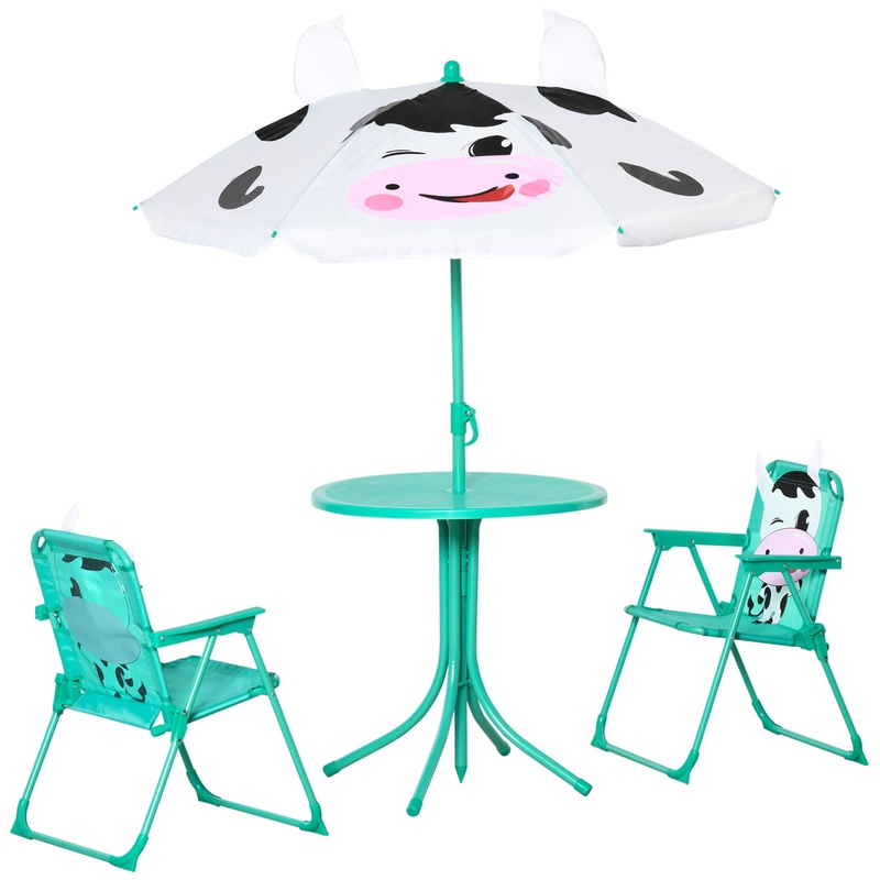 Kids Outdoor Furniture Set - Outdoor Folding Kids Table and Chair