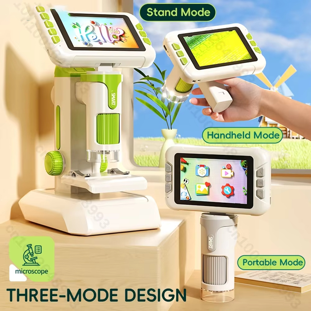 Kids Outdoor Microscope - 3 in 1 Microscope 1600X Kids