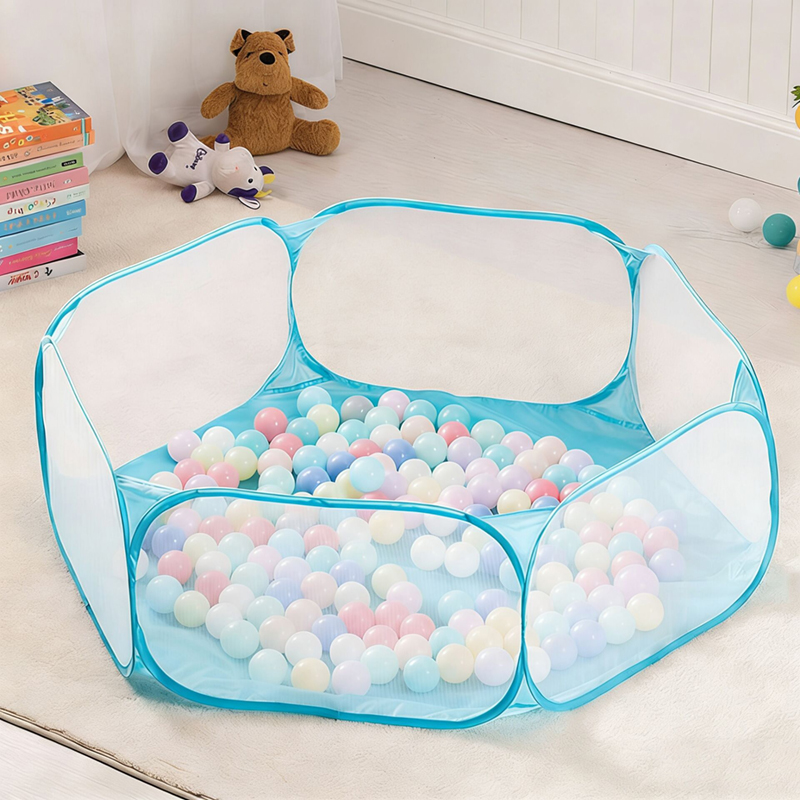 Kids Outdoor Teepee - 1.2M Ball Pit Ball Pool Foldable