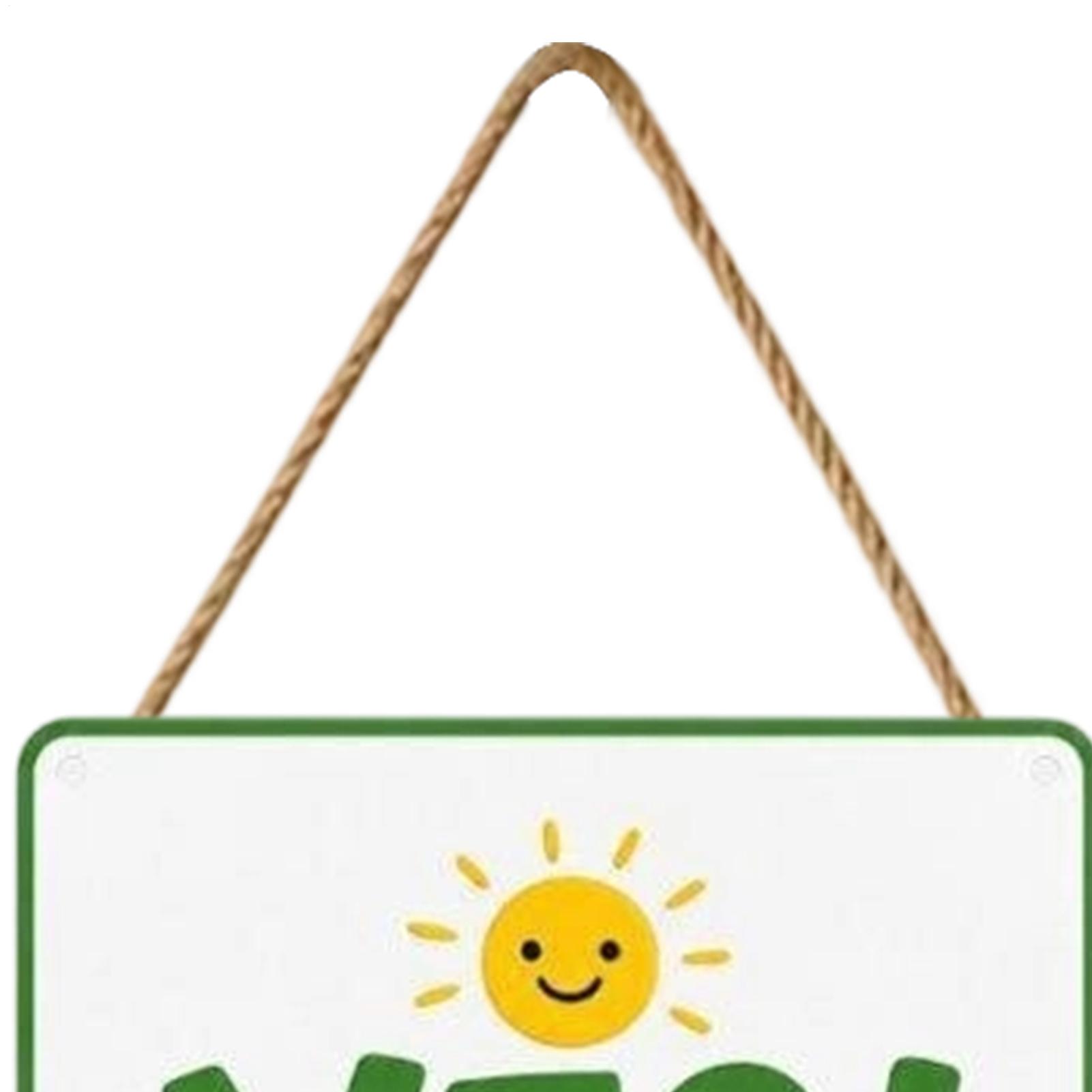Door Hanger Metal Double Sided - Kids Outdoor Garden avis et prix