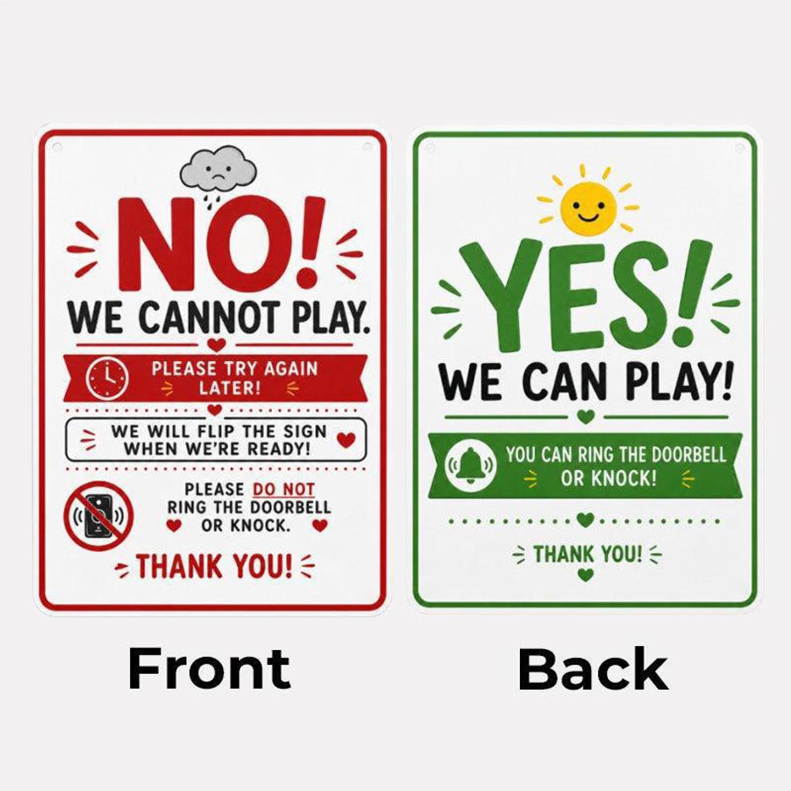 Door Hanger Metal Double Sided - Kids Outdoor Garden avis et prix
