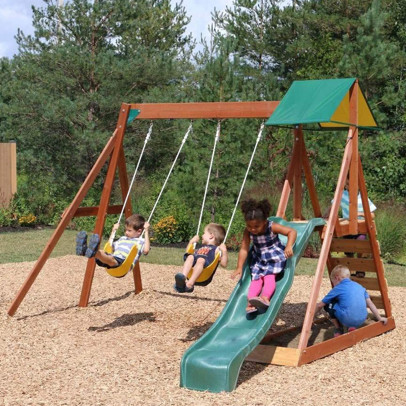 Kids And Children Outdoor Wood - Kids Outdoor Wooden Playhouse avis et prix
