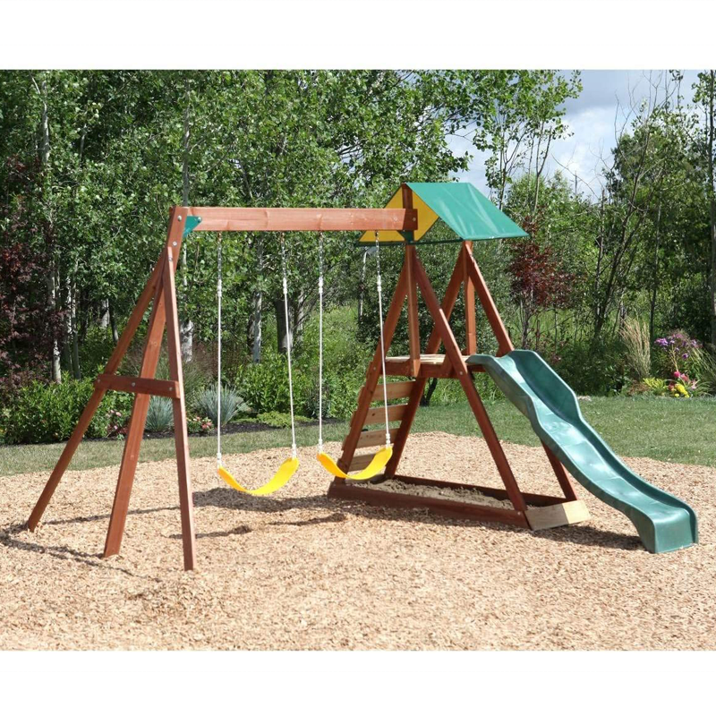 Kids And Children Outdoor Wood - Kids Outdoor Wooden Playhouse avis et prix
