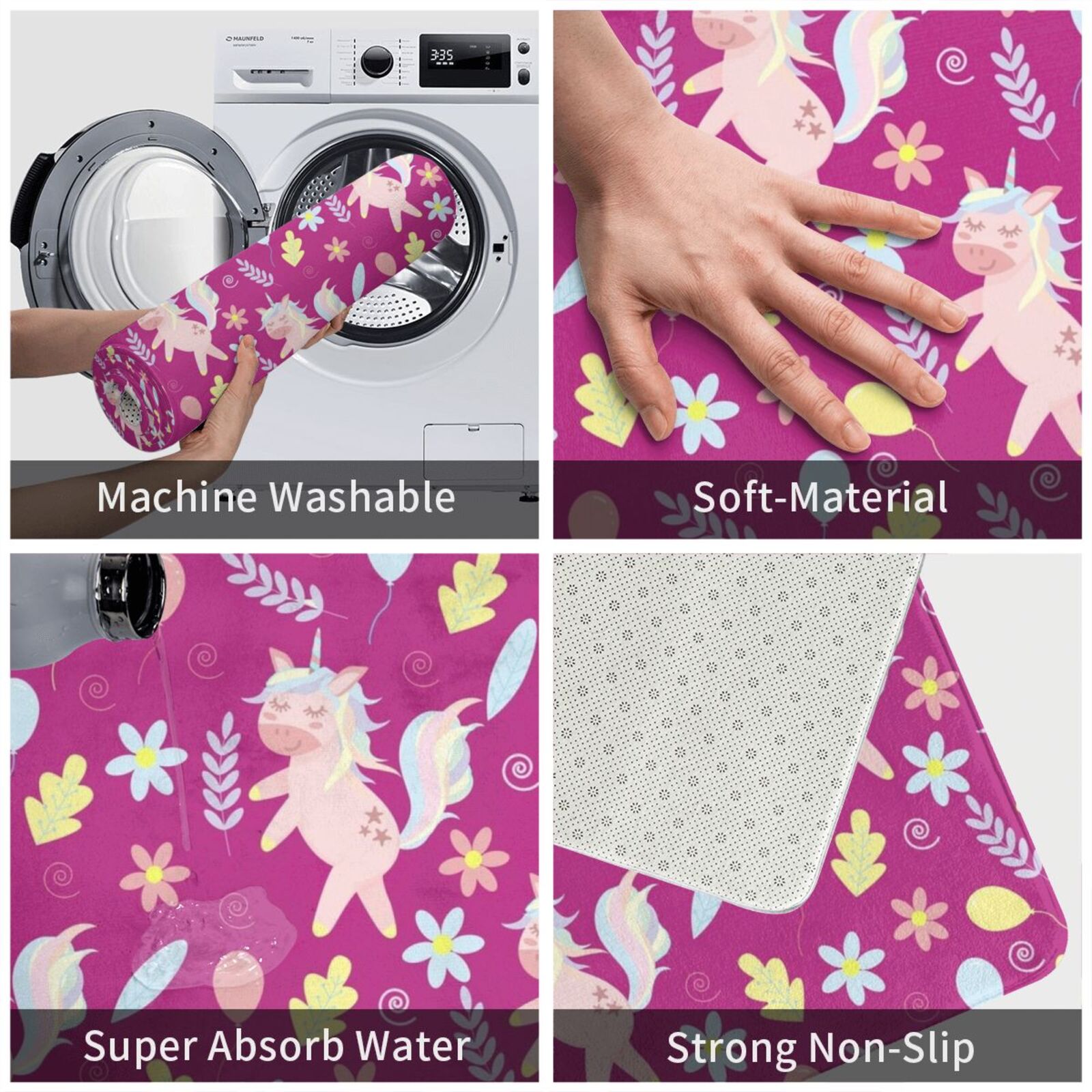Dancing Unicorn Pattern On Bri - Kids Outdoor Floor Cushions avis et prix