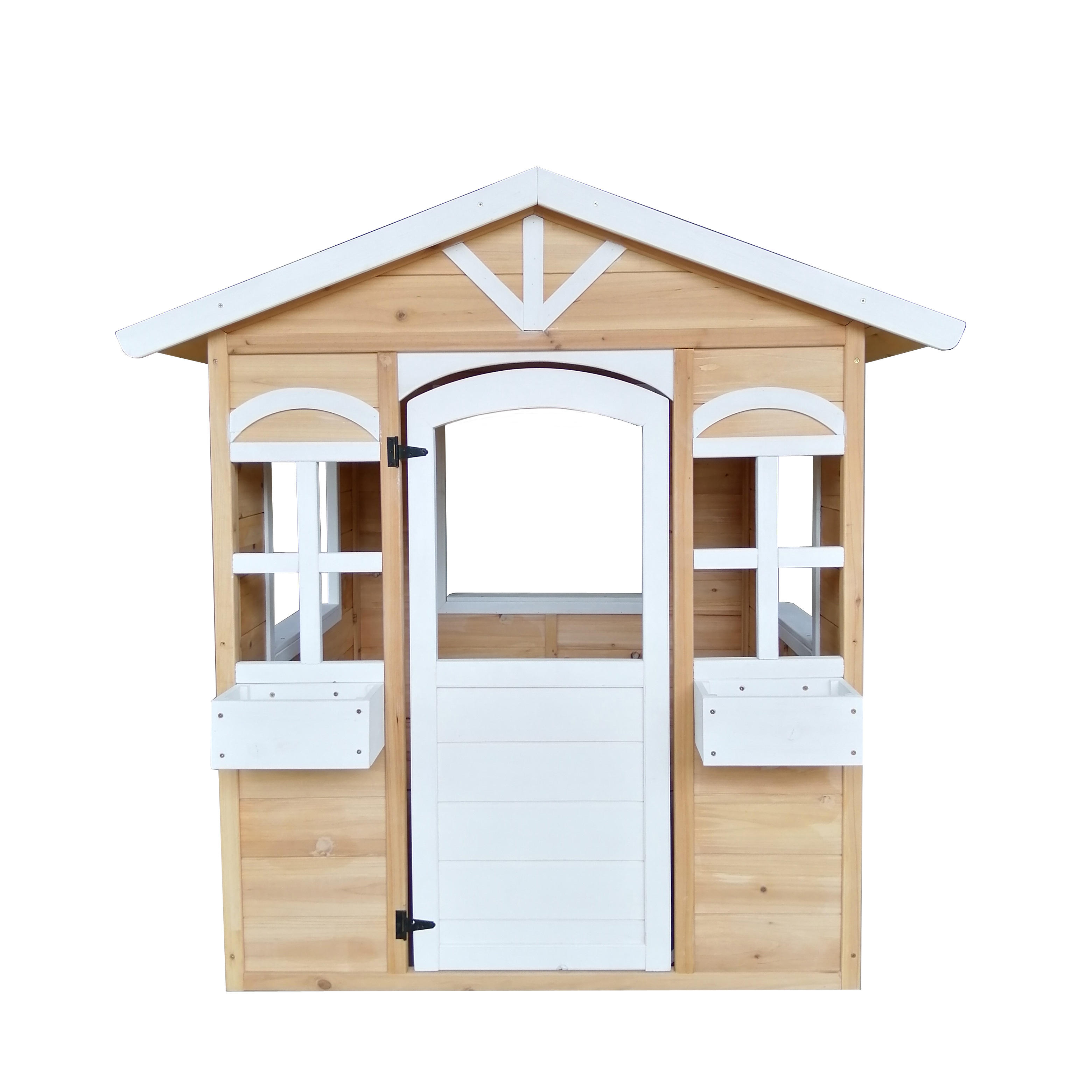 Hot Selling Play House Outdoor - Kids Outdoor Wooden Playhouse avis et prix