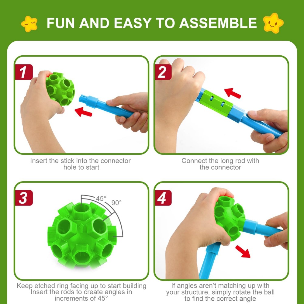200 Pcs Fort Building Kit for  - Outdoor Toys For Kids avis et prix