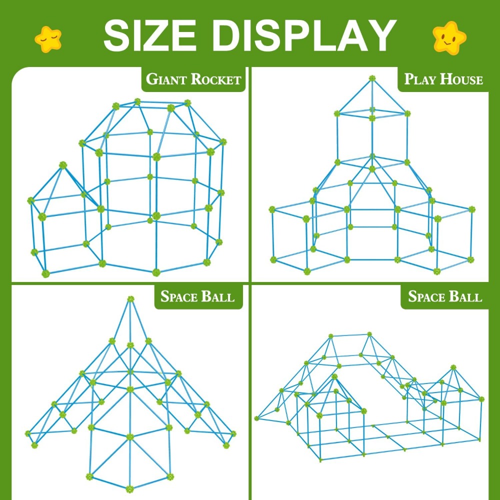 200 Pcs Fort Building Kit for  - Outdoor Toys For Kids avis et prix