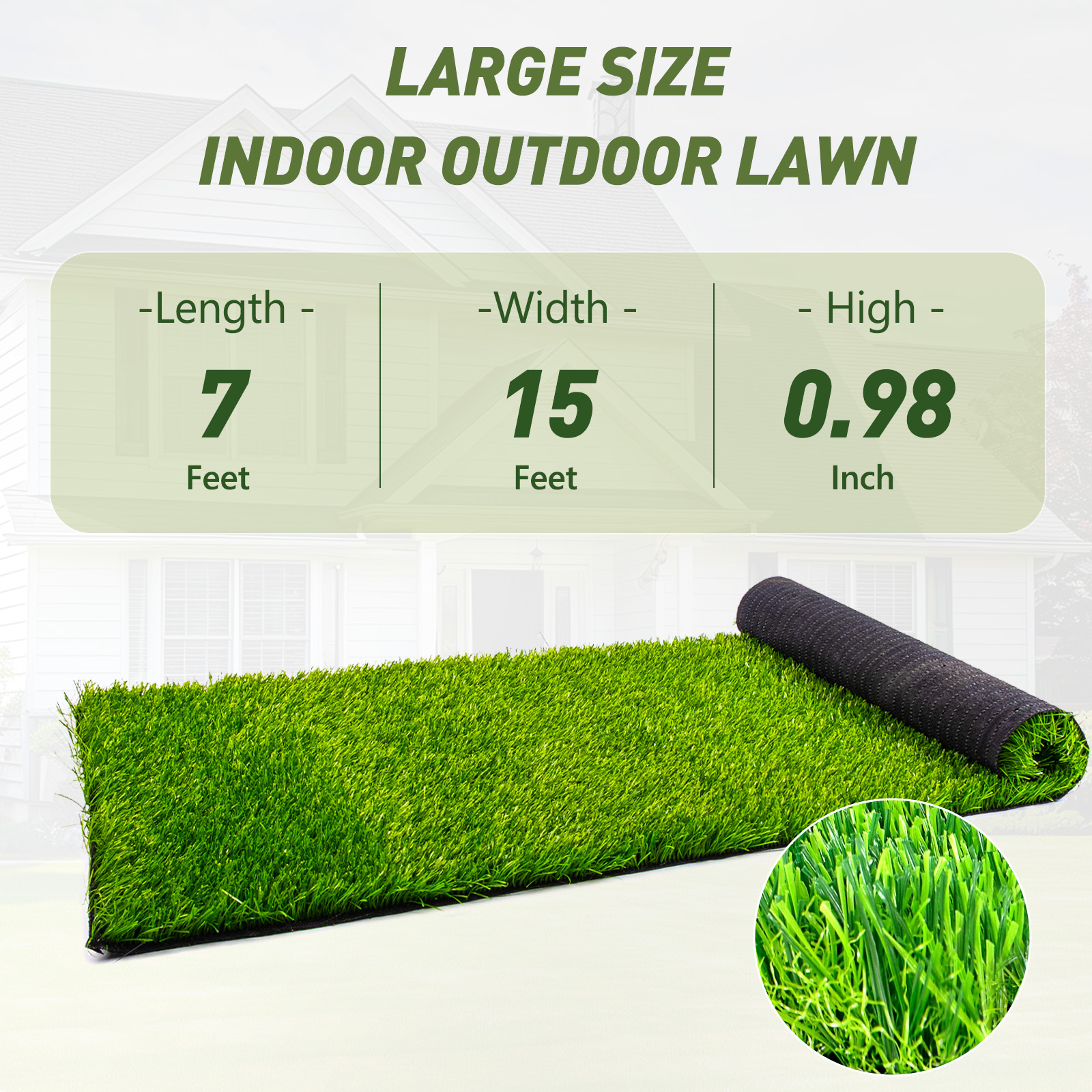 Upgraded Large Artificial Gras - Outdoor Kid Friendly avis et prix