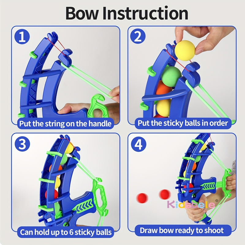 Foam Ball Shooting Toy Bow – S - Kids Outdoor Gear avis et prix