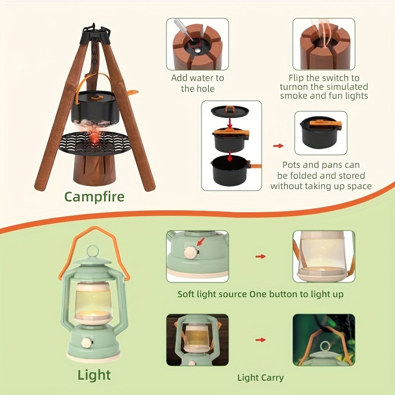Kids Camping Set Toy Outdoor E - Kids Outdoor Teepee avis et prix