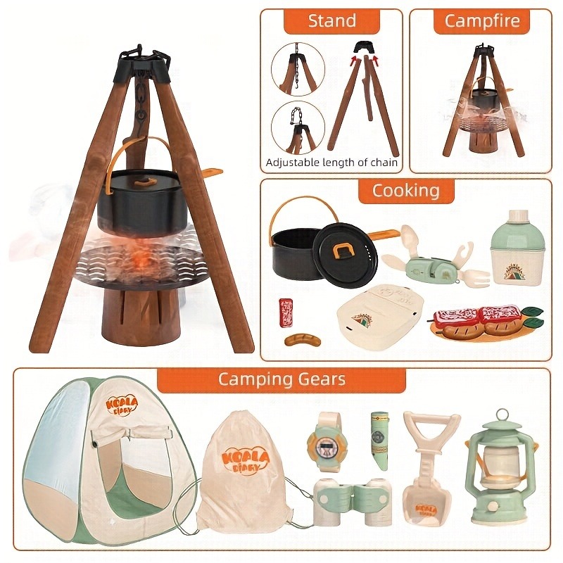 Kids Camping Set Toy Outdoor E - Kids Outdoor Teepee avis et prix