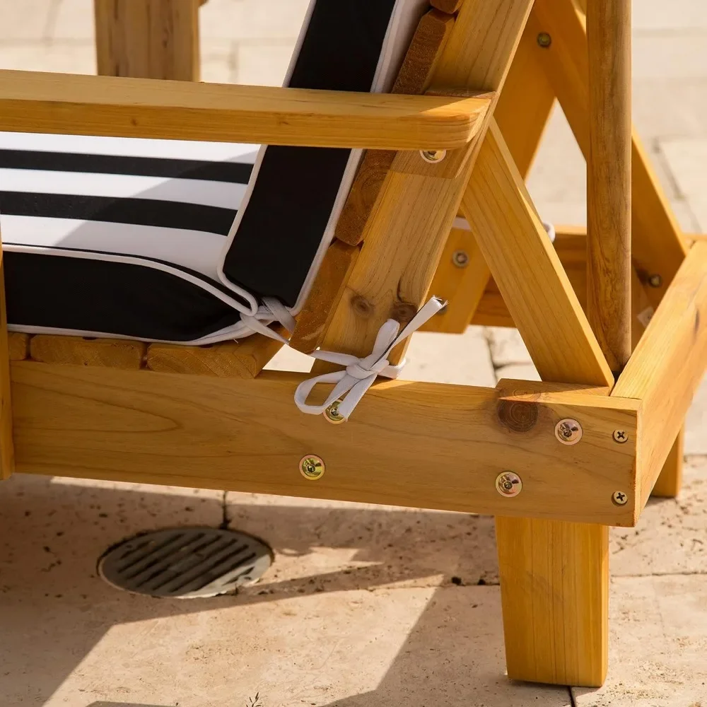 t Outdoor Wooden Chaise Lounge - Kids Outdoor Lounge Chair avis et prix