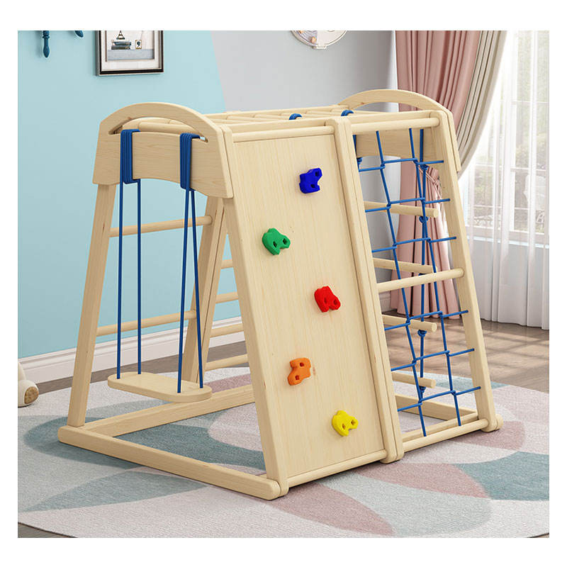 Indoor Outdoor Wooden Children - Kids Outdoor Gym Equipment avis et prix
