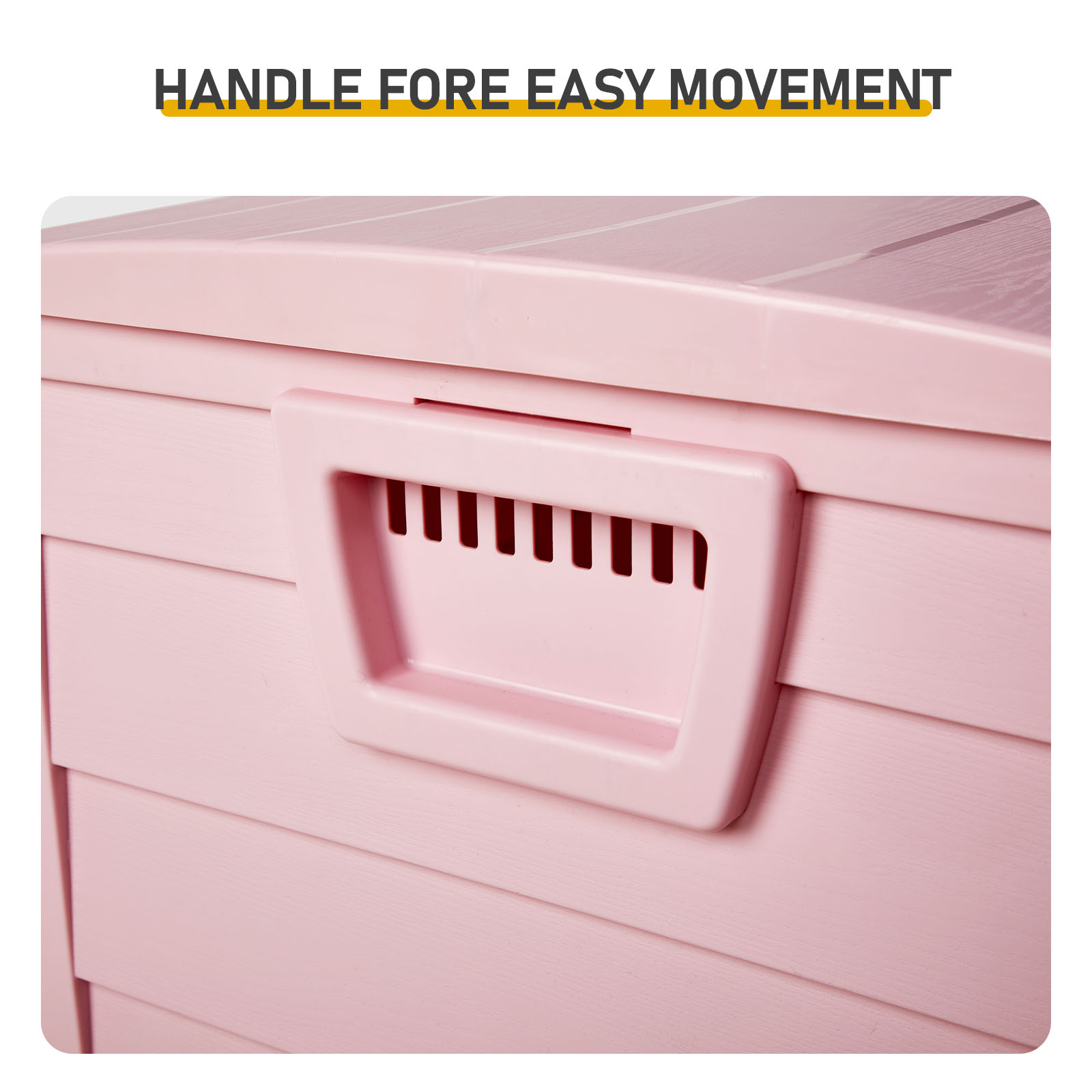 Light Pink 75Gal(280L) Patio O - Kids Outdoor Toy Storage avis et prix