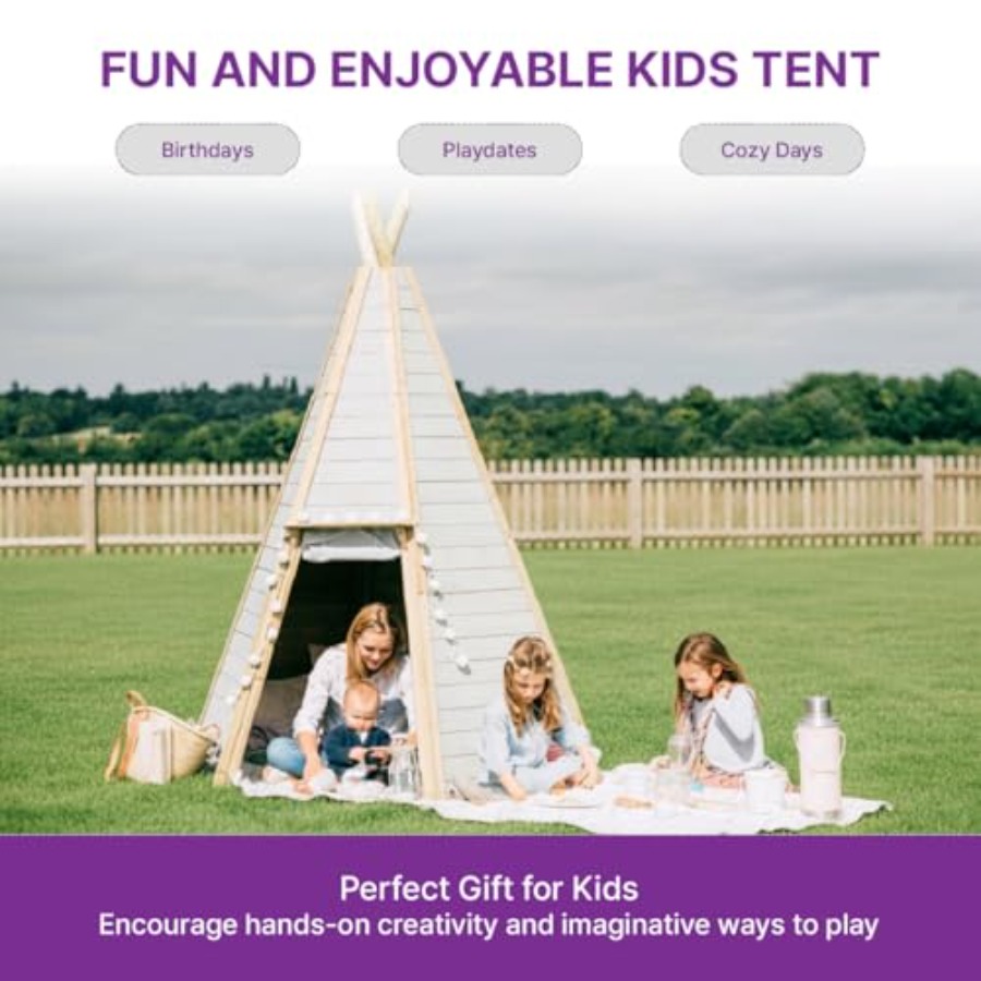 Outdoor wooden teepee tent for - Kids Outdoor Teepee avis et prix