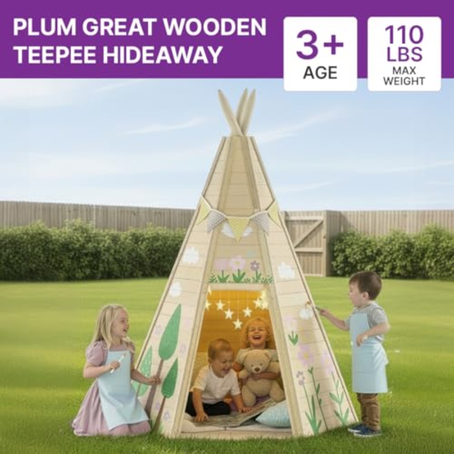 Outdoor wooden teepee tent for - Kids Outdoor Teepee avis et prix