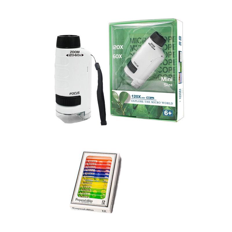 60-120x Mini Pocket Microscope - Kids Outdoor Microscope avis et prix