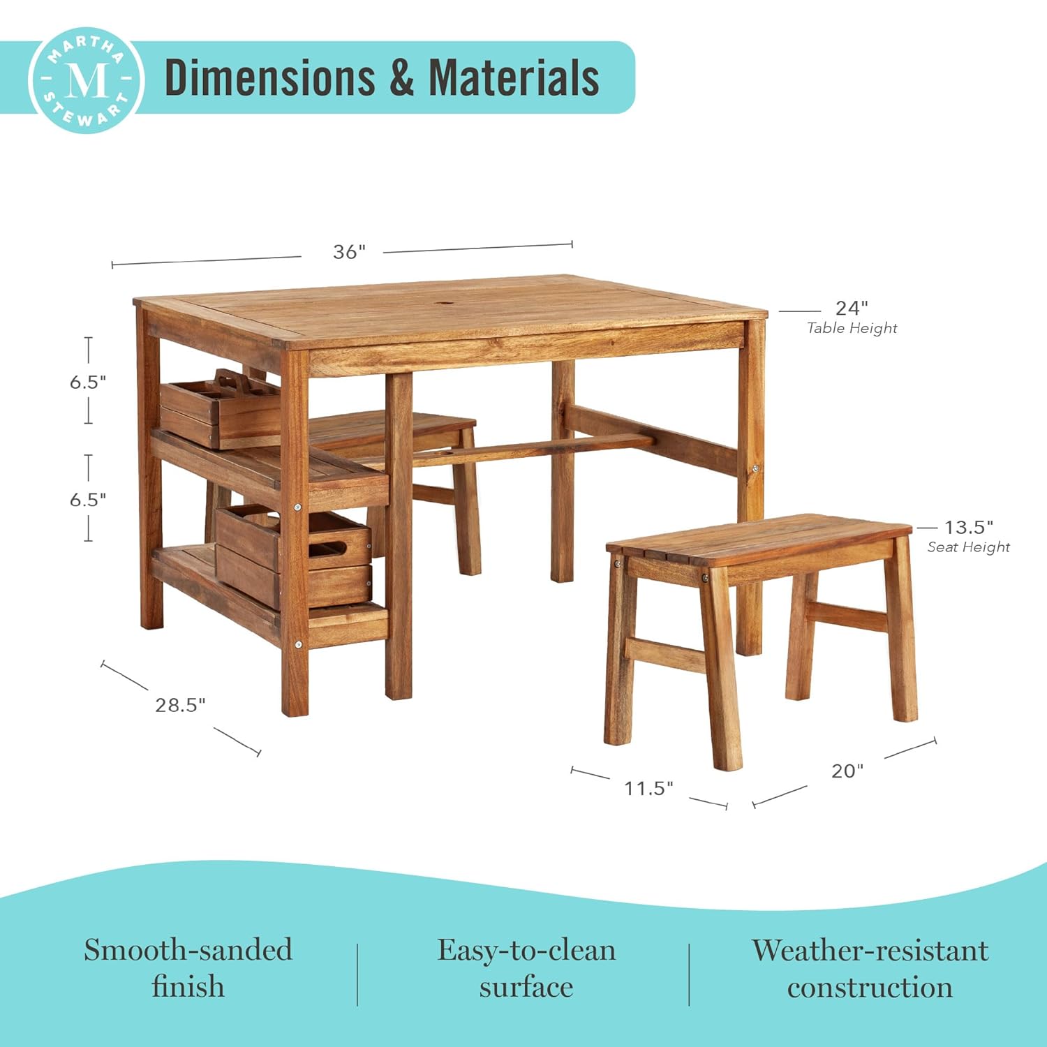 Kids Outdoor Table & Bench Set - Kids Outdoor Furniture Set avis et prix