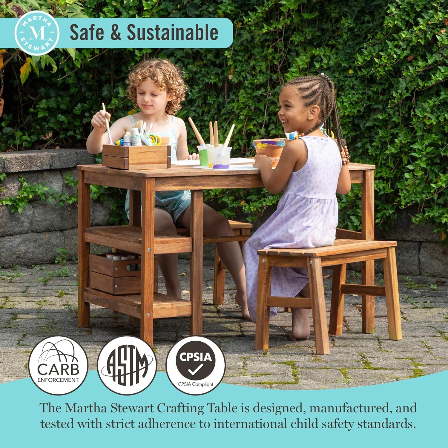 Kids Outdoor Table & Bench Set - Kids Outdoor Furniture Set avis et prix