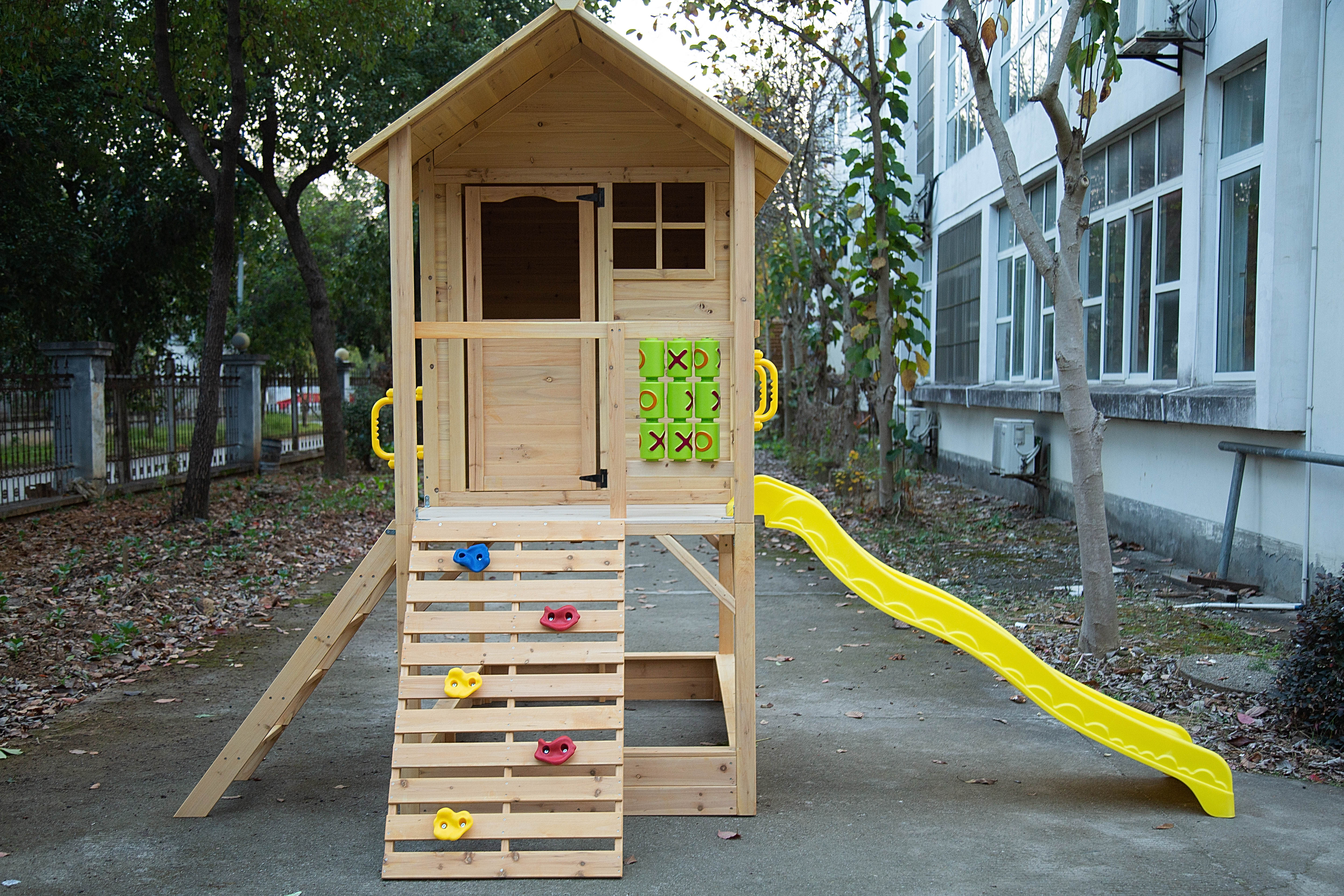 Children Wooden Outdoor Playho - Kids Outdoor Wooden Playhouse avis et prix