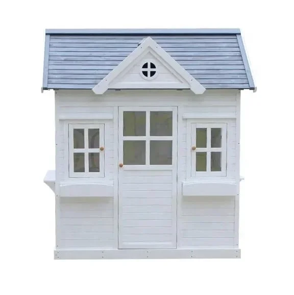 -Wood Kids Play House Wooden C - Kids Outdoor Wooden Playhouse avis et prix