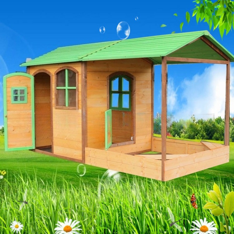 Wooden Large Outdoor Toys Kids - Kids Outdoor Wooden Playhouse avis et prix