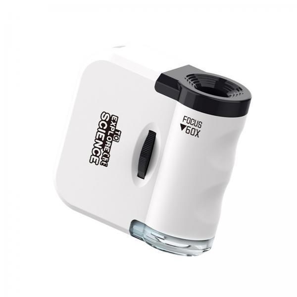 60x LED Pocket Microscope Hand - Kids Outdoor Microscope avis et prix