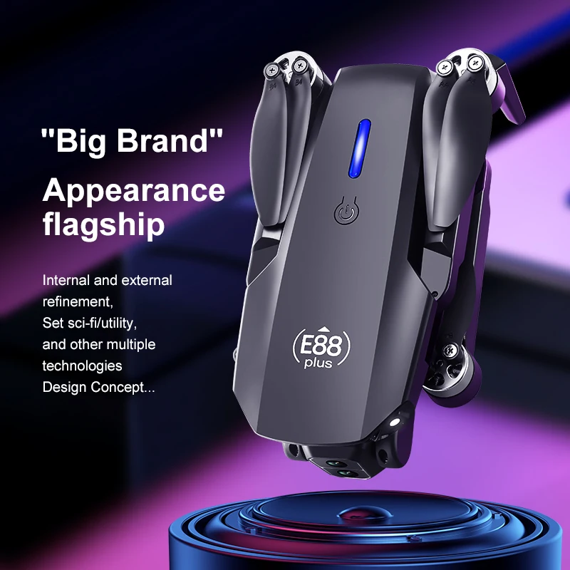 New E88 Plus Quadcopter Drone: - Kids Outdoor Toy Storage avis et prix