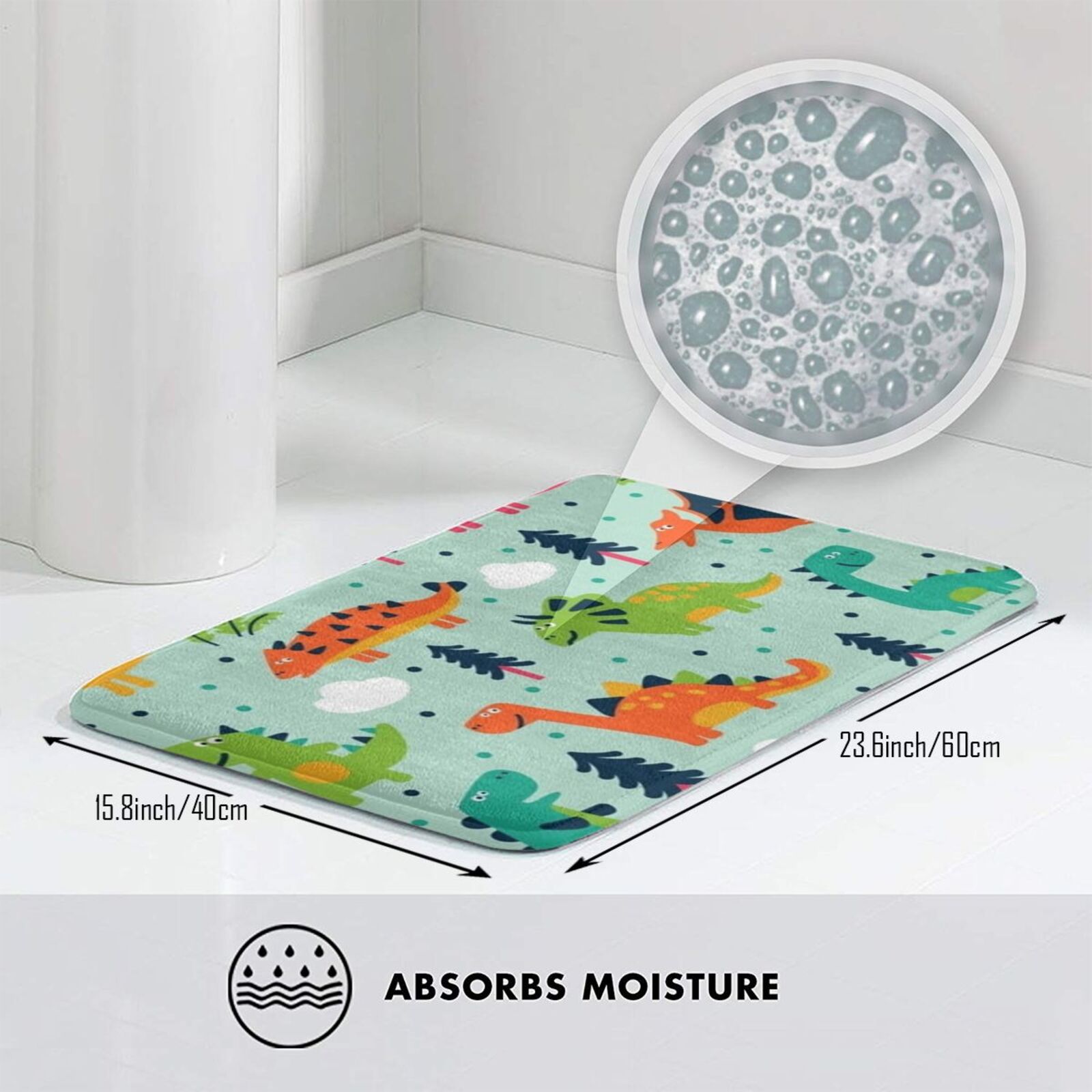 Dino Pattern 2 Soft Non-Slip M - Kids Outdoor Floor Cushions avis et prix