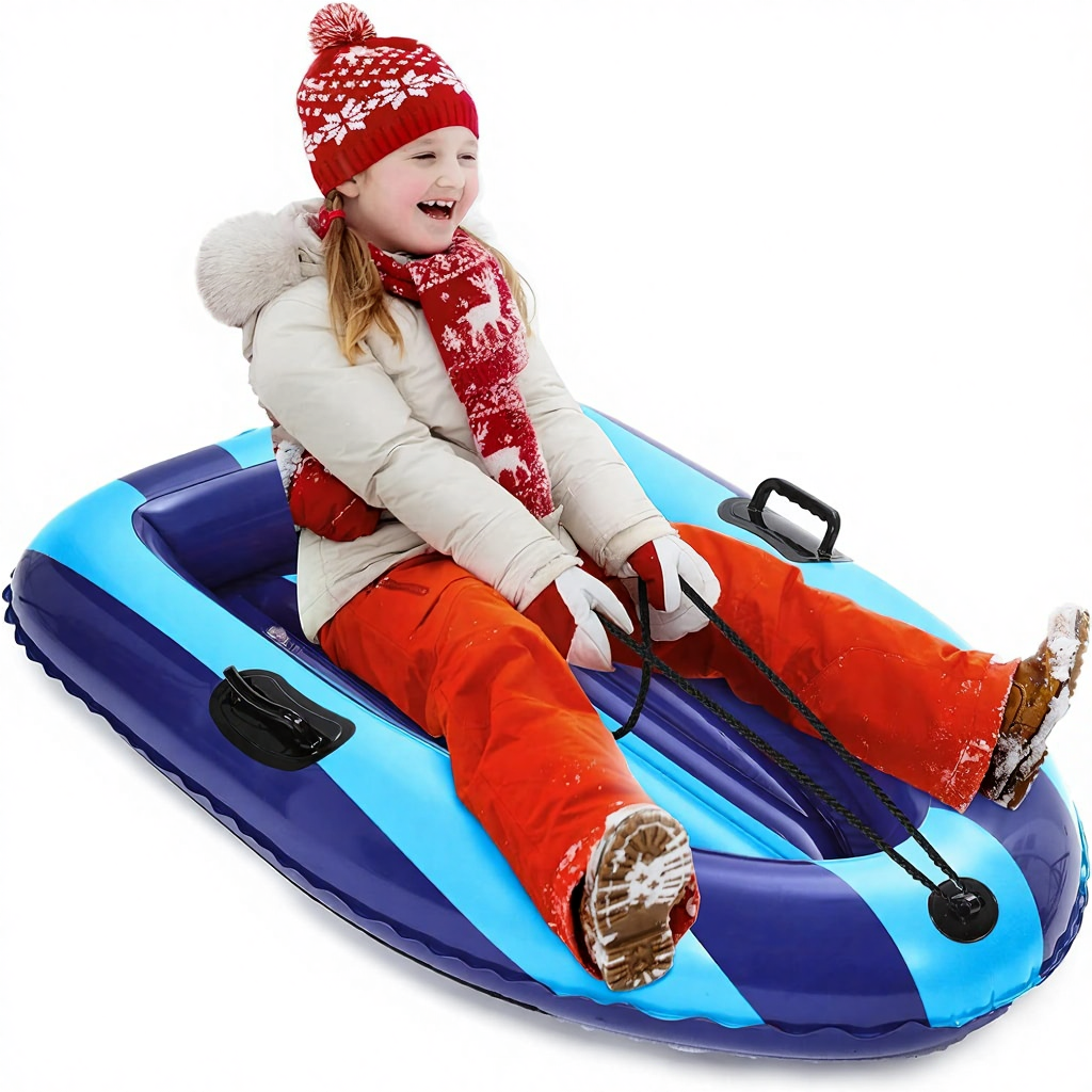 QPAU Inflatable PVC Snow Sled  - Outdoor Toys For Kids avis et prix