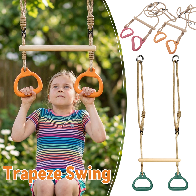 Montessori Trapeze Swing Set f - Kids Outdoor Gym Equipment avis et prix