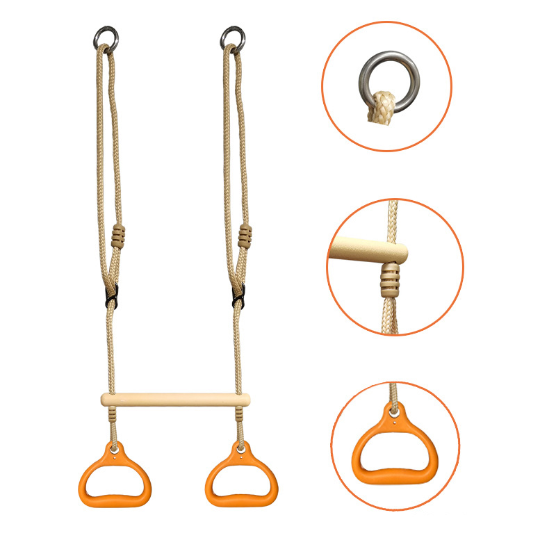 Montessori Trapeze Swing Set f - Kids Outdoor Gym Equipment avis et prix