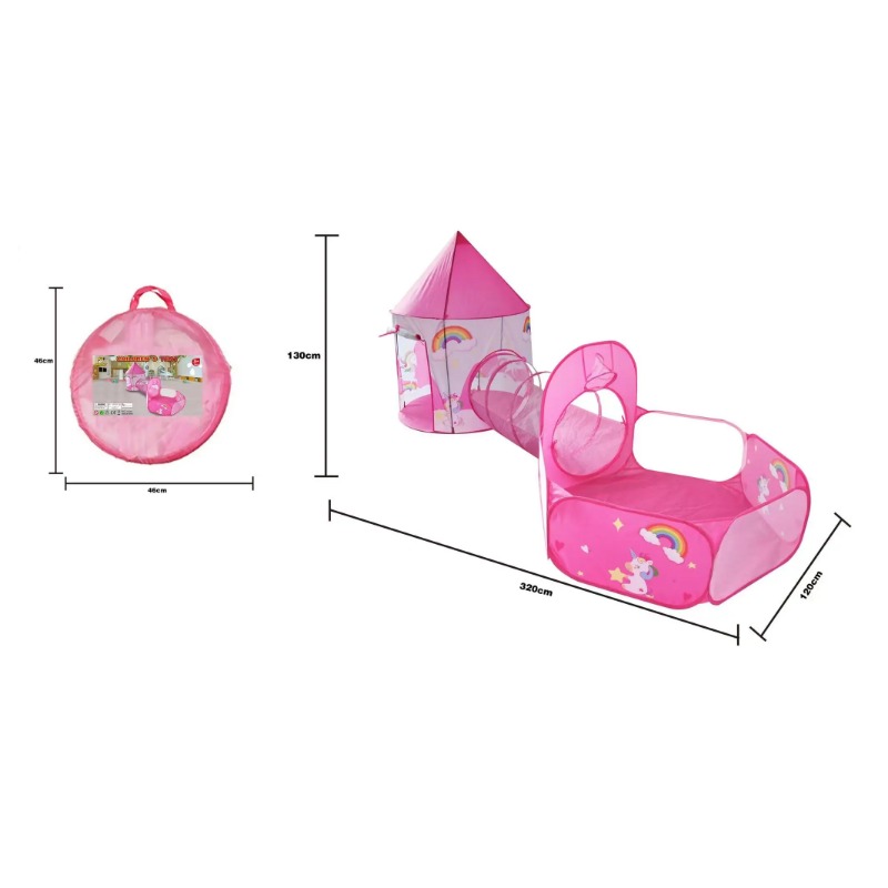 3 in 1 Kids Tent House Portabl - Kids Outdoor Teepee avis et prix