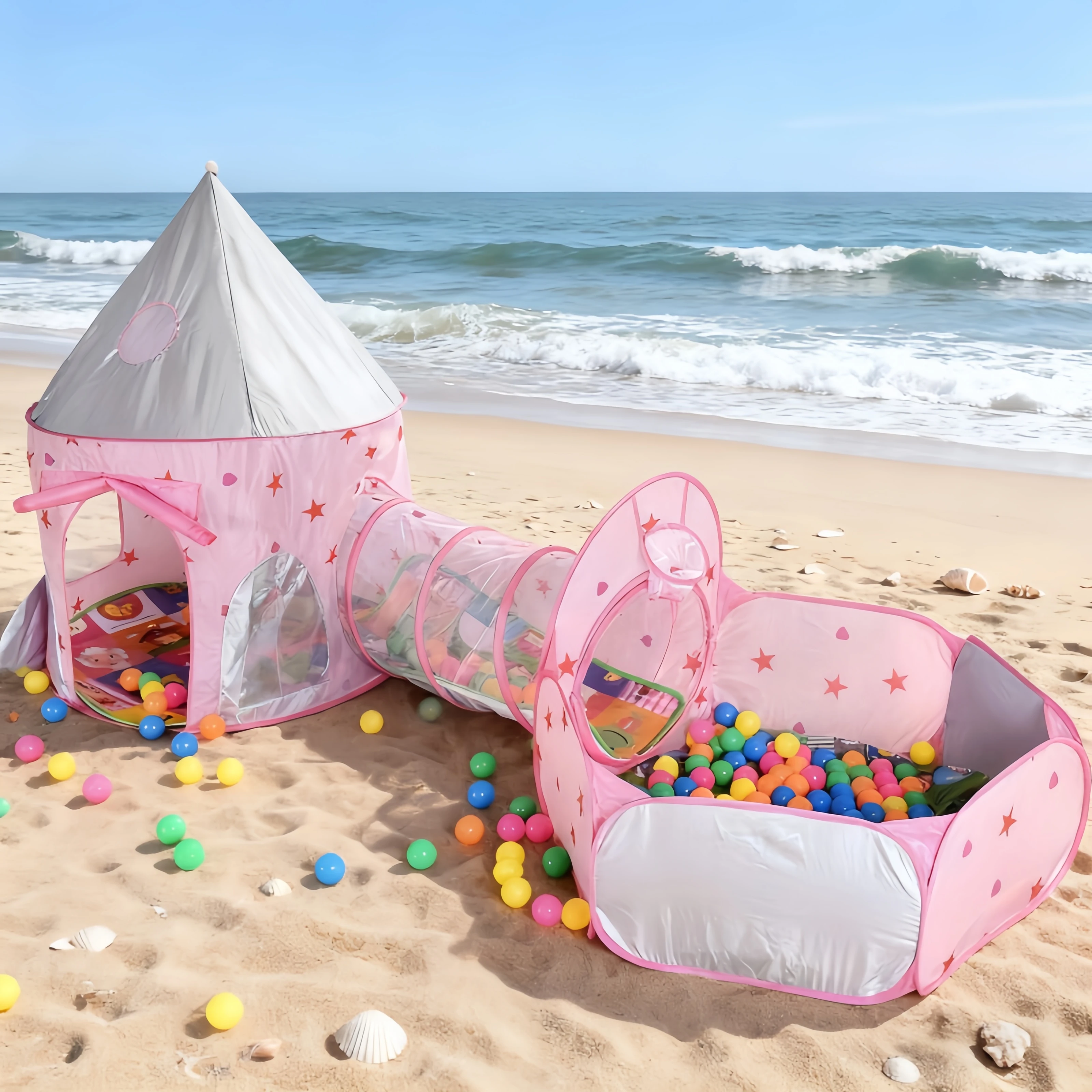 3 in 1 Kids Tent House Portabl - Kids Outdoor Teepee avis et prix