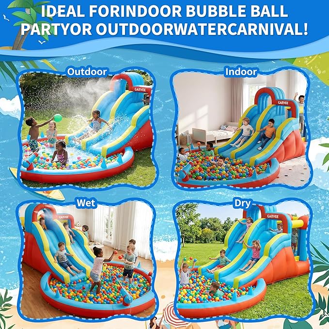 All-Season 8-in-1 Inflatable W - Kids Outdoor Playset avis et prix