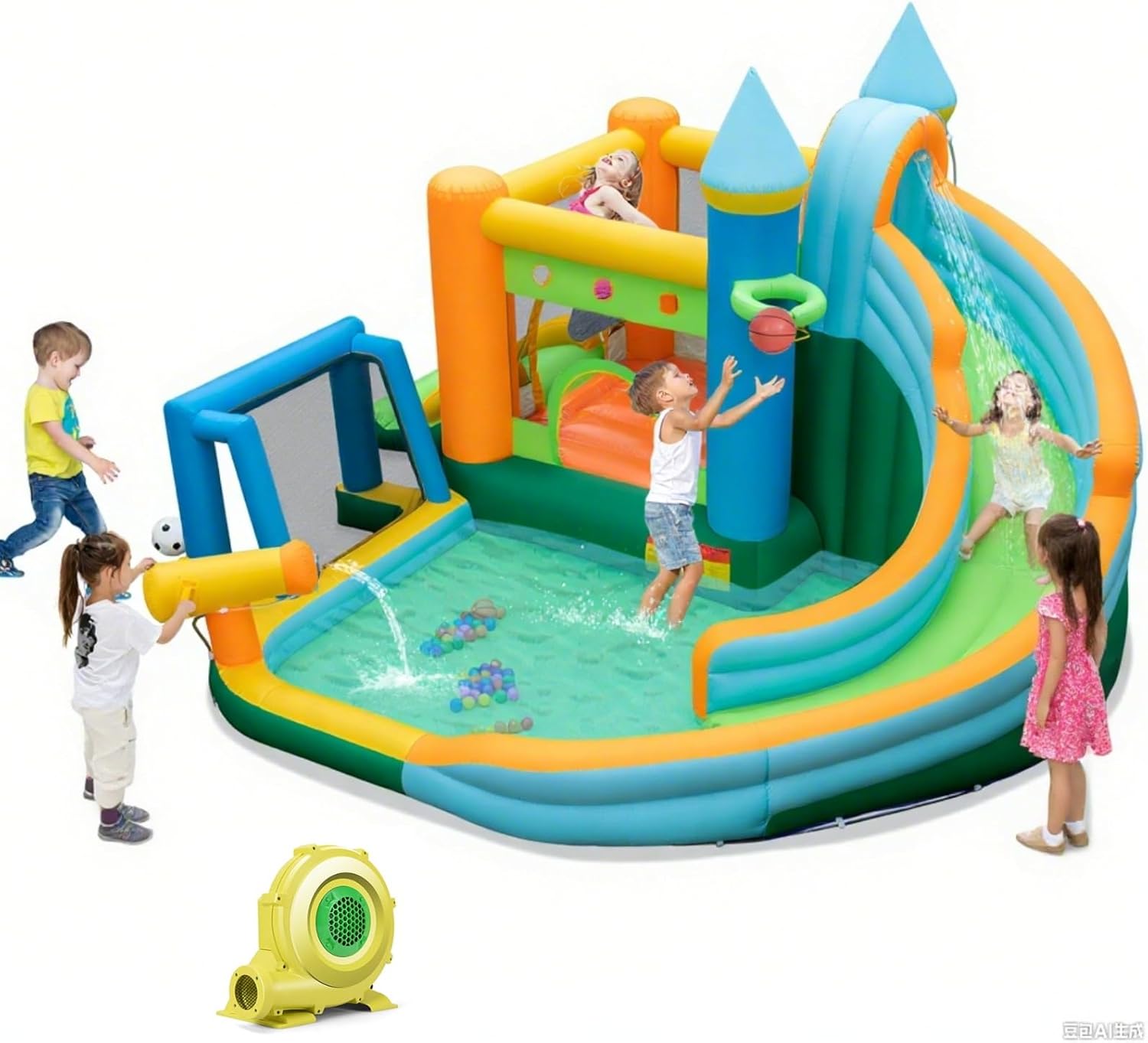 9-in-1 Inflatable Water Slide  - Kids Outdoor Gifts avis et prix