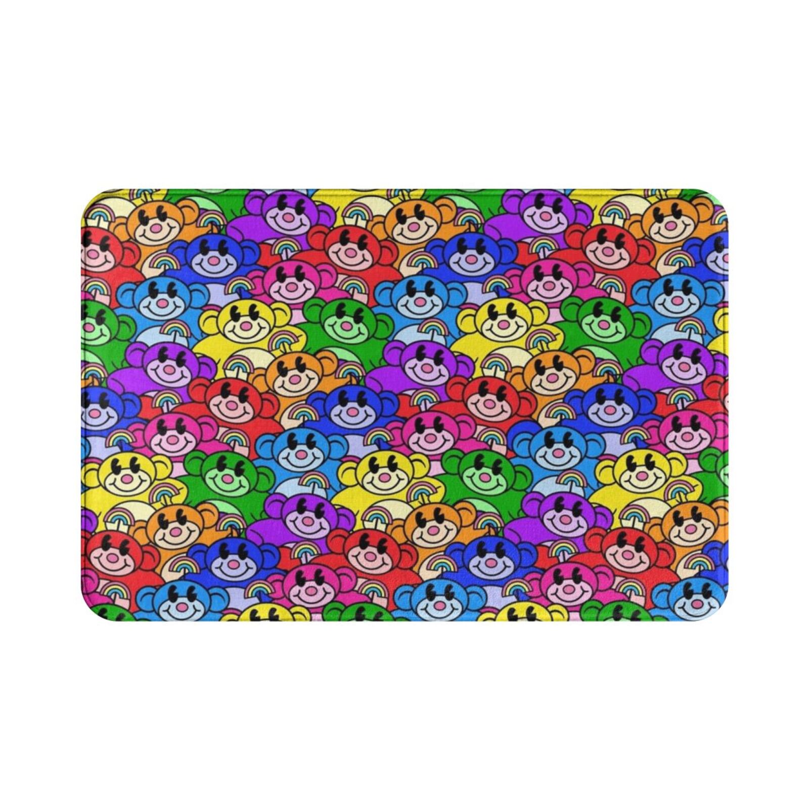 Rainbow Monkeys Carpet Mat Rug - Kids Outdoor Floor Cushions avis et prix