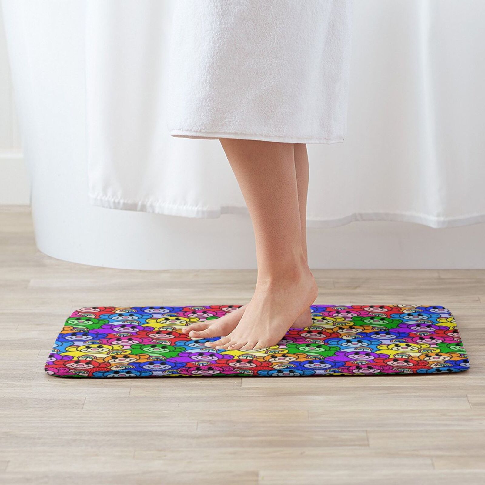 Rainbow Monkeys Carpet Mat Rug - Kids Outdoor Floor Cushions avis et prix