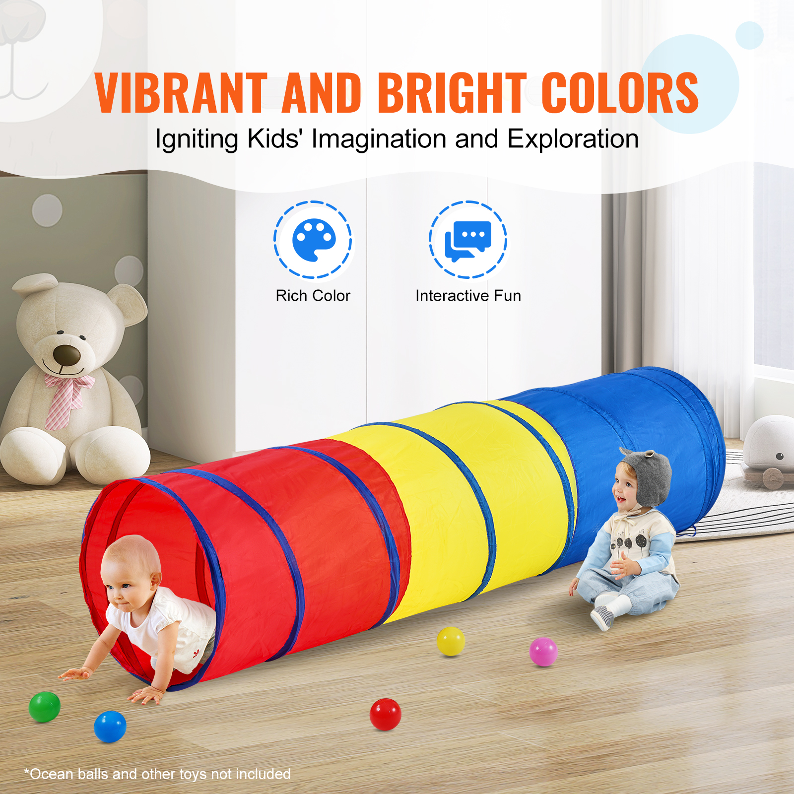 VEVOR Kids Play Tunnel Tent/ C - Kids Outdoor Teepee avis et prix