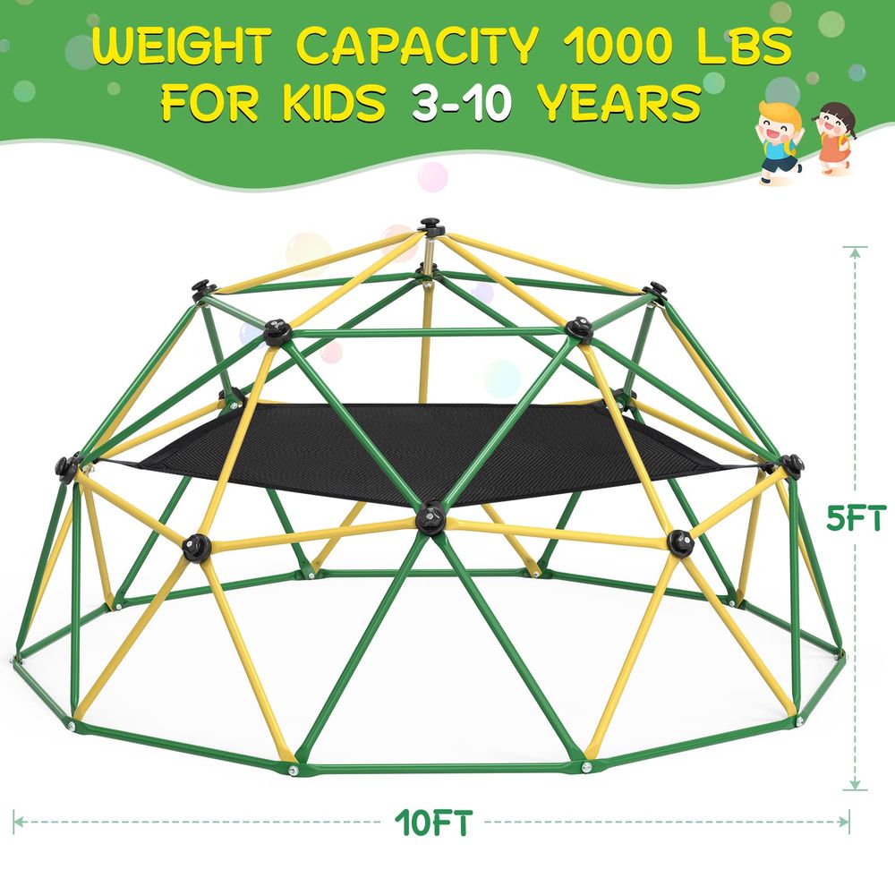 Climbing Dome, 10FT Dome Climb - Kids Outdoor Gym Equipment avis et prix