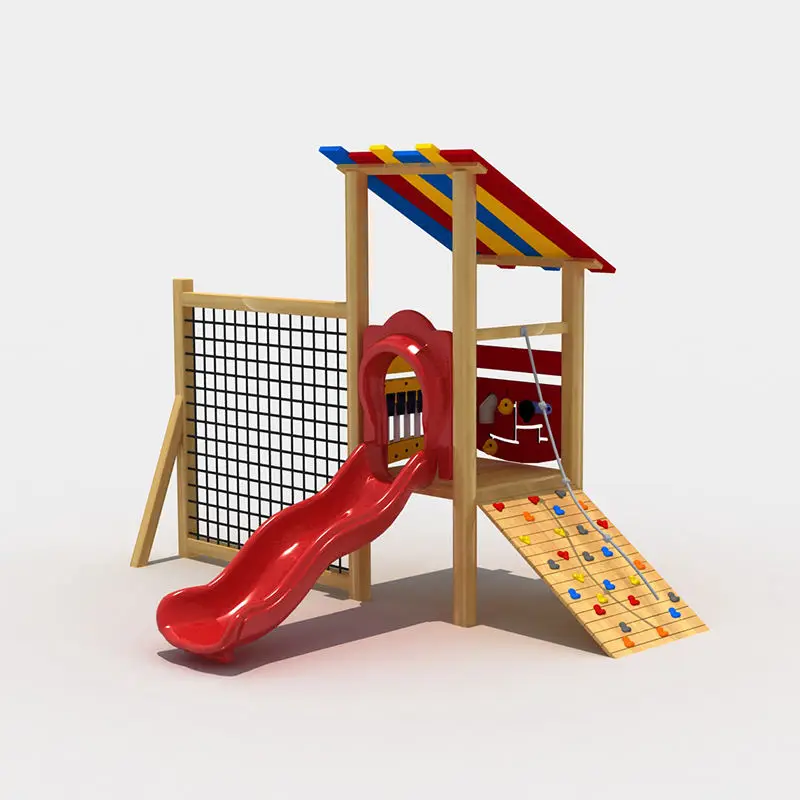 Hot Sale Kindergarten Combinat - Kids Outdoor Wooden Playhouse avis et prix