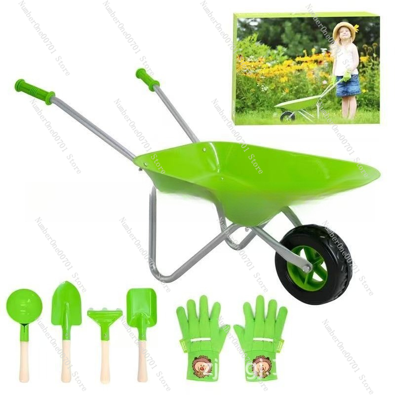 Kids Outdoor Wheelbarrow, Gree - Kids Outdoor Garden avis et prix