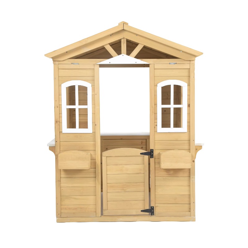 Modern Classic Solid Wood Play - Kids Outdoor Wooden Playhouse avis et prix